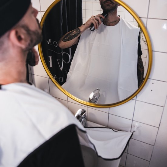 Barberforkle - Shaving Apron - Trykk på bildet for å lukke