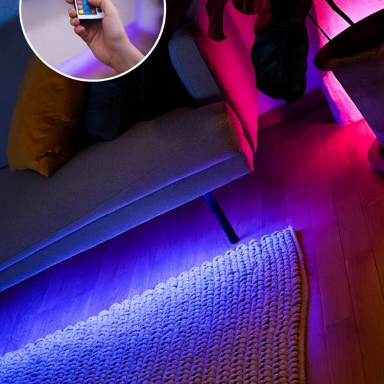 Selvklebende LED-belysning (3 m) - Trykk på bildet for å lukke