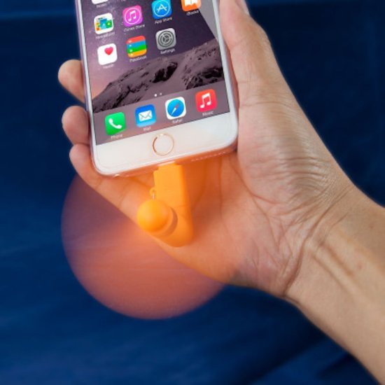 Mini-fan-håndvifte for iPhone och Android - Trykk på bildet for å lukke