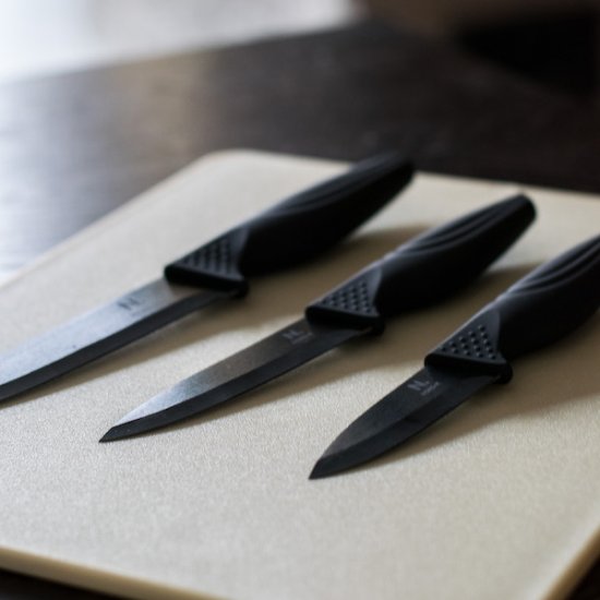 Keramiske kniver (3 stk) - Trykk på bildet for å lukke