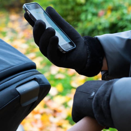 Berøringshansker - votter for damer - Trykk på bildet for å lukke