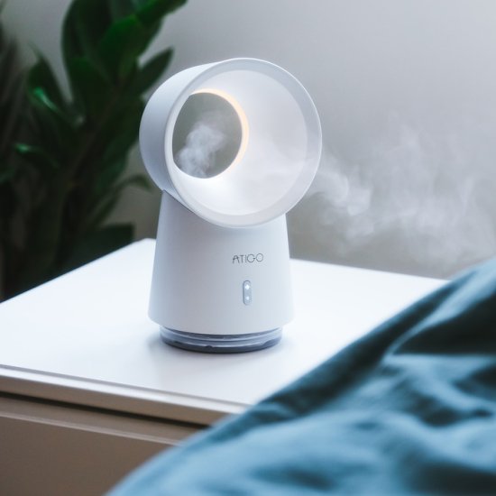 Atigo AIR - Bladløs vifte - Trykk på bildet for å lukke