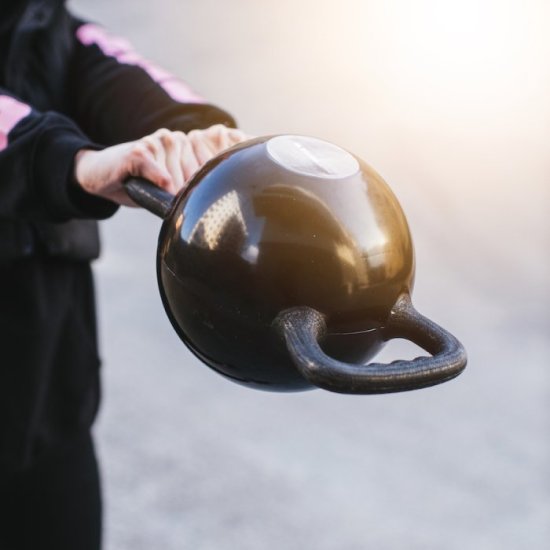 Kettlebell med vann - Trykk på bildet for å lukke