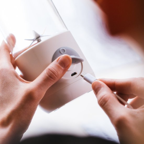 Trådløs Blender med drikkeglass - Trykk på bildet for å lukke