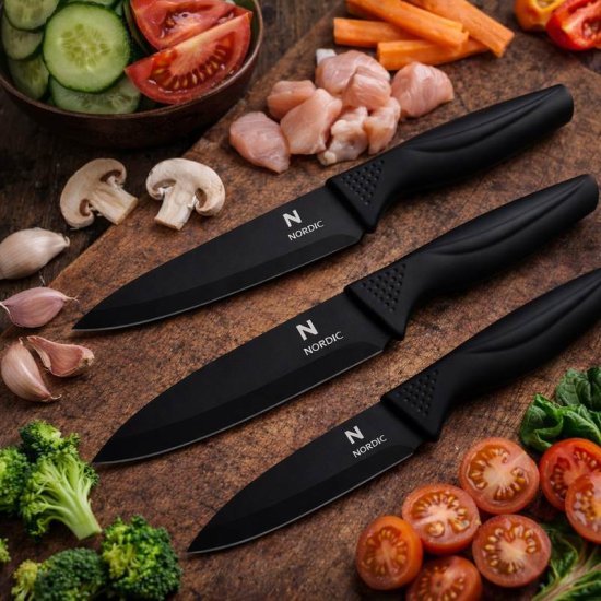 Keramiske kniver (3 stk) - Trykk på bildet for å lukke