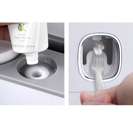 Tannbørsteholder i smart design - Trykk på bildet for å lukke