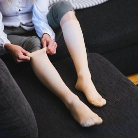 6 par stilige støttesokker