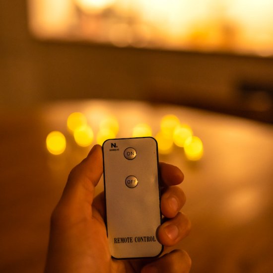 LED Telys med fjernkontroll i 6 pakning | Alltid gratis frakt! LED Telys med fjernkontroll i 6 pakning | Alltid gratis frakt!