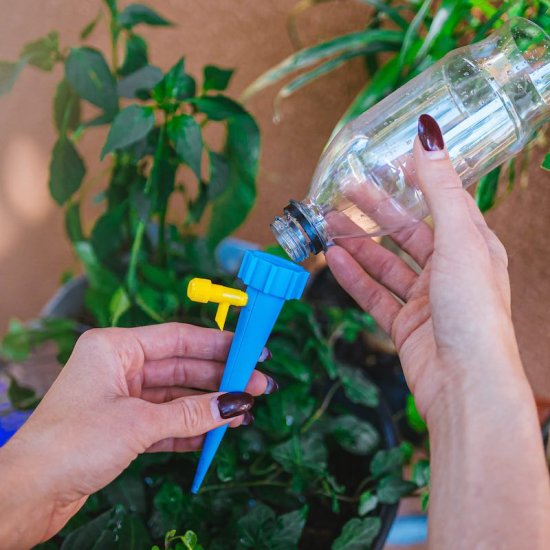 Automatisk blomstervanner (6 stk) - Trykk på bildet for å lukke