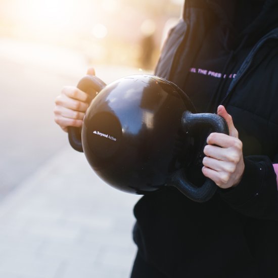 Kettlebell med vann - Trykk på bildet for å lukke