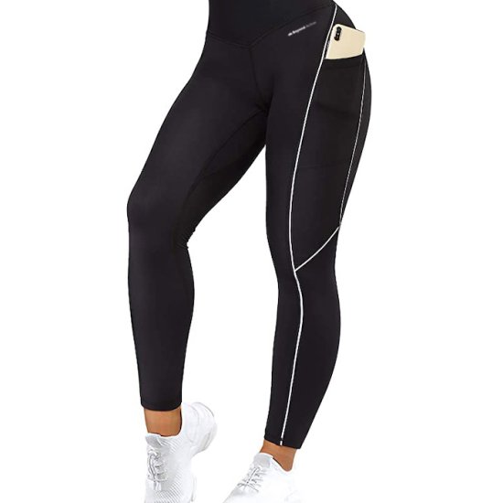 Refleksleggings med høy midja - Trykk på bildet for å lukke