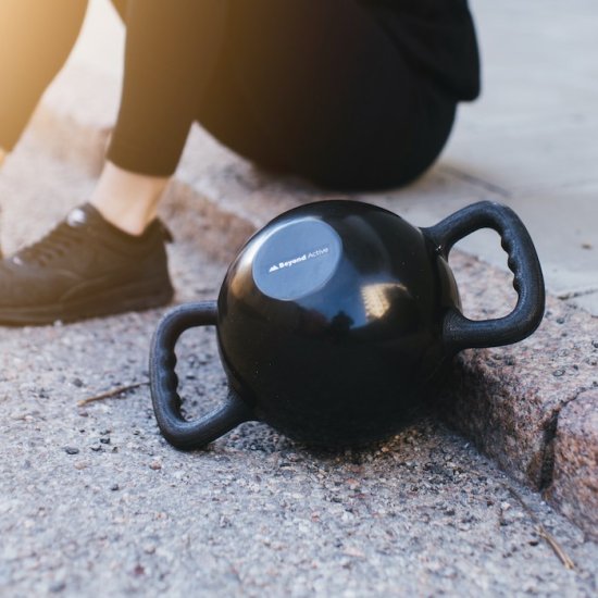 Kettlebell med vann - Trykk på bildet for å lukke