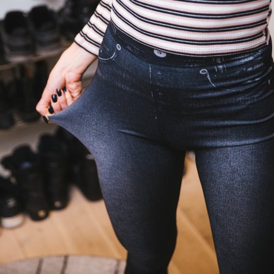 Tøffe jeanstights - Trykk på bildet for å lukke