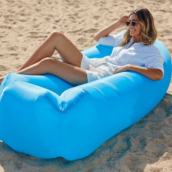 Air Bed - Oppblåsbar solseng og sofa - Trykk på bildet for å lukke