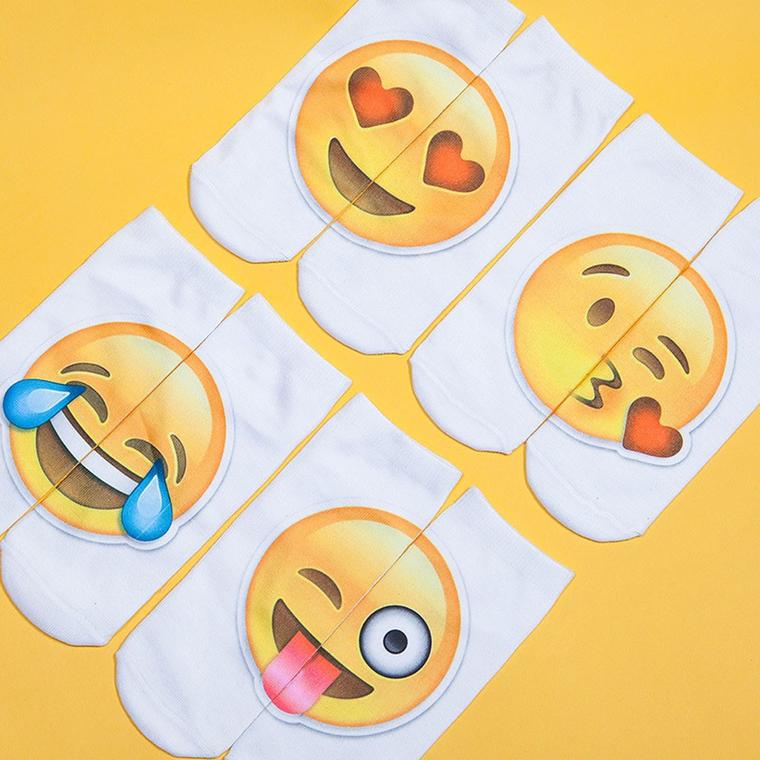 Emoji sokker (4 par)