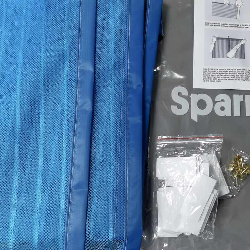 Insektsnett med magnet til dør