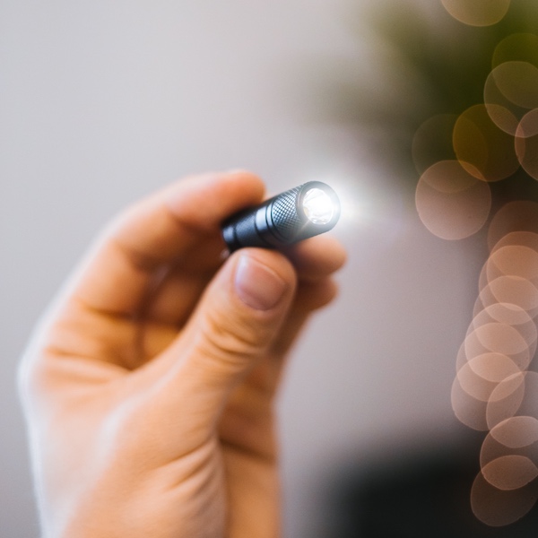 Mini lommelykt USB - vanntett
