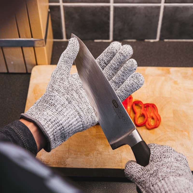 Vernehansker for skjæring (rustfritt stål)