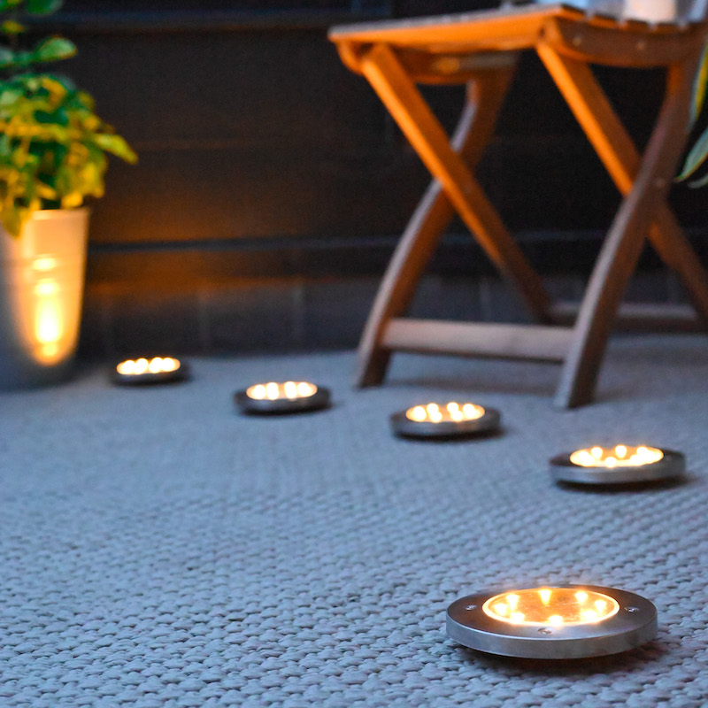 Hagebelysning med solceller (3-pakke)