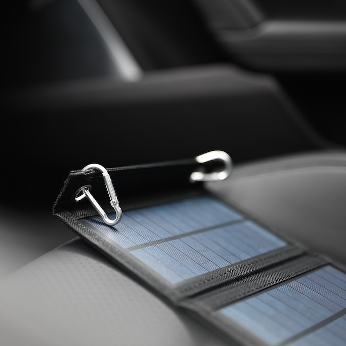 Vanntett solcellelader USB