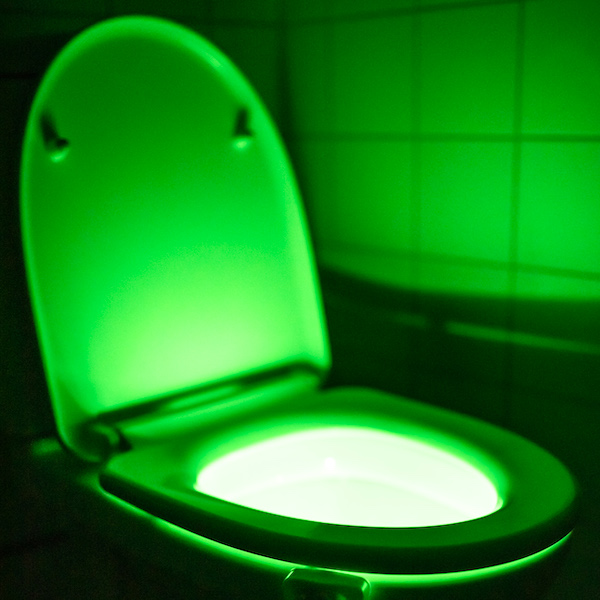 LED-belysning for WC