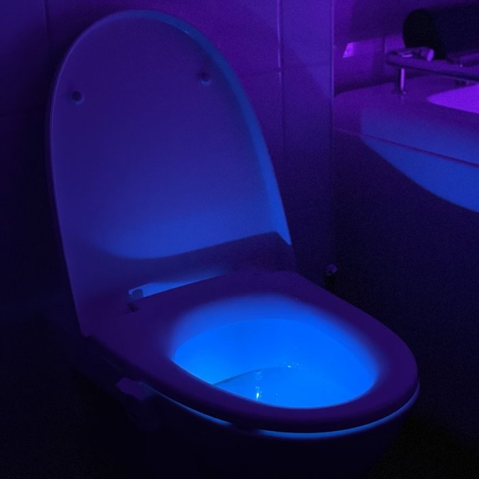 LED-belysning for WC
