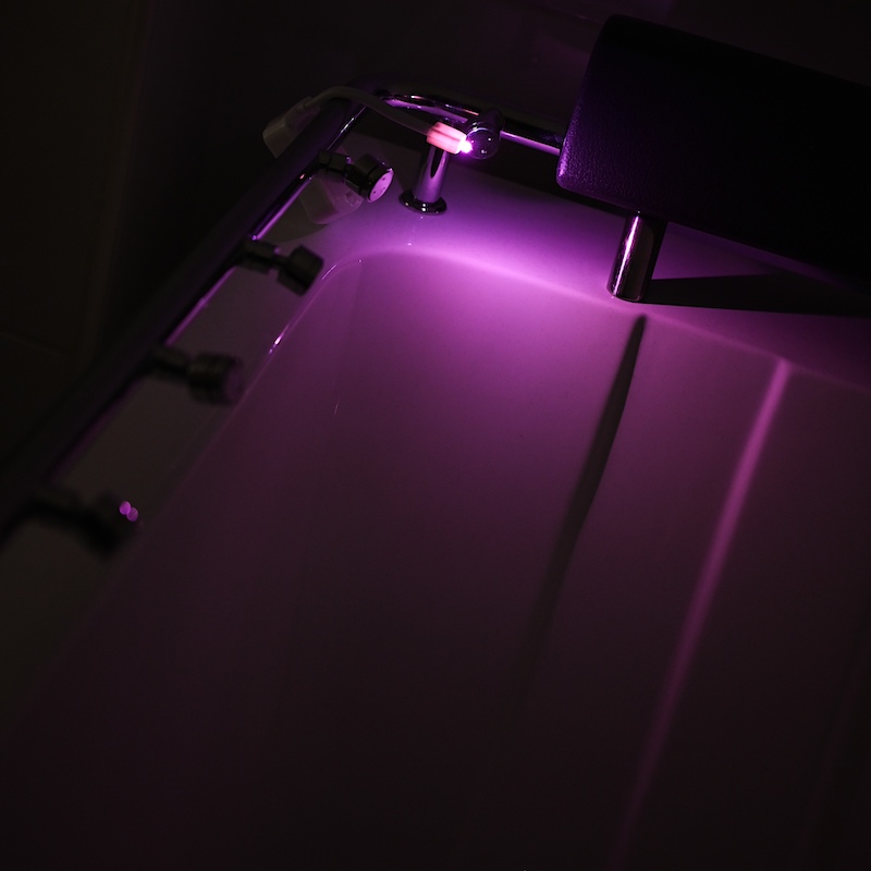LED-belysning for WC