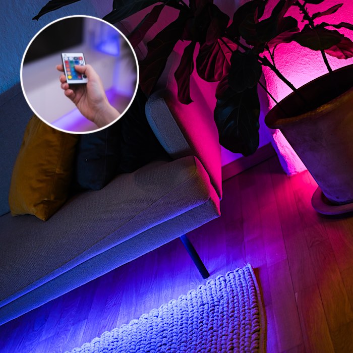 Selvklebende LED-belysning (3 m)