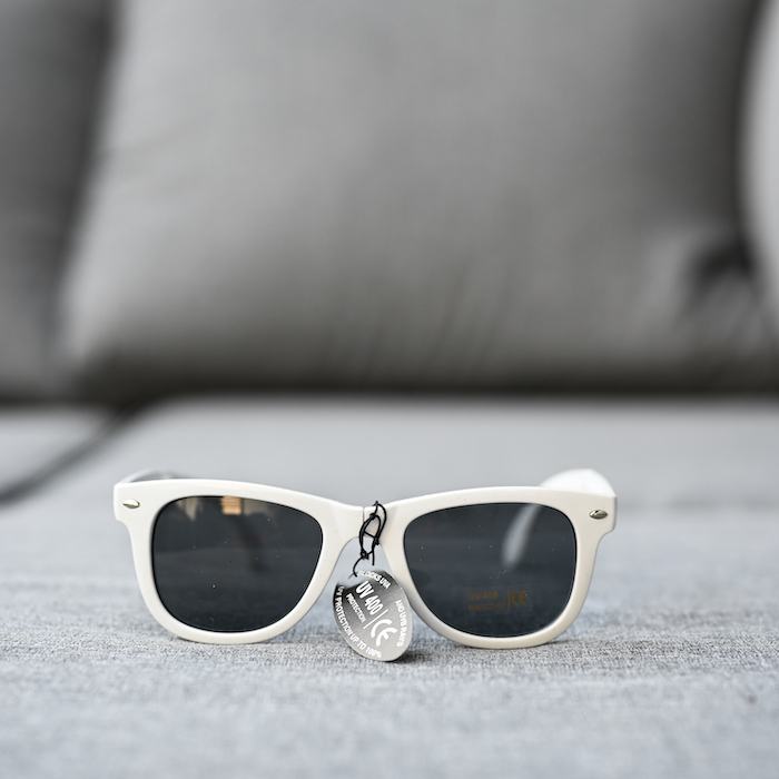 Solbriller i wayfarer-modell