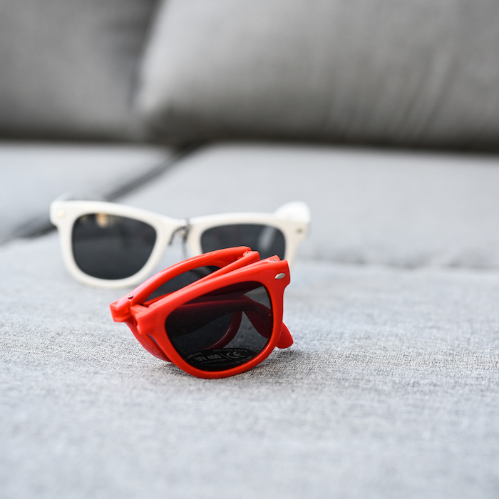 Solbriller i wayfarer-modell